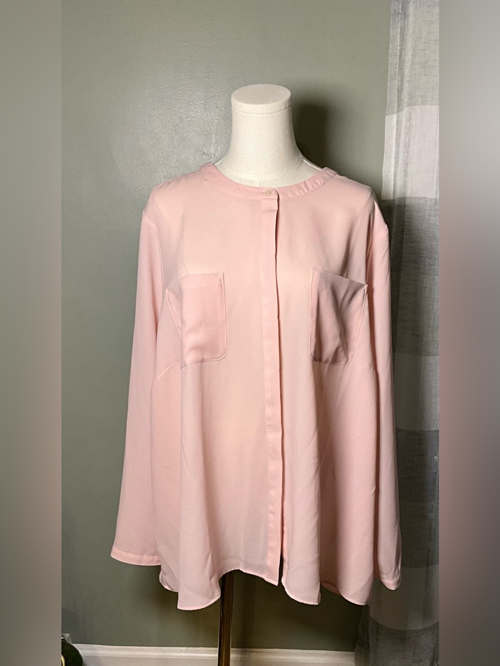 The Limited Pink Blouse Size 25W Like New